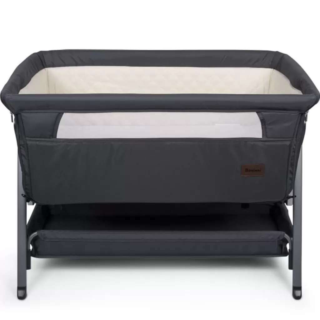 vidaXL Meubelen Voor Baby'S & Peuters>Baninni Co-Sleeper Elia 92X55X82 Cm Donkergrijs