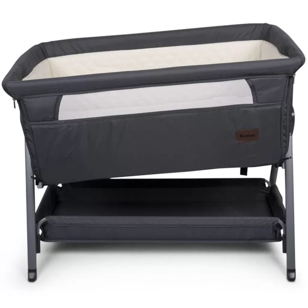 vidaXL Meubelen Voor Baby'S & Peuters>Baninni Co-Sleeper Elia 92X55X82 Cm Donkergrijs