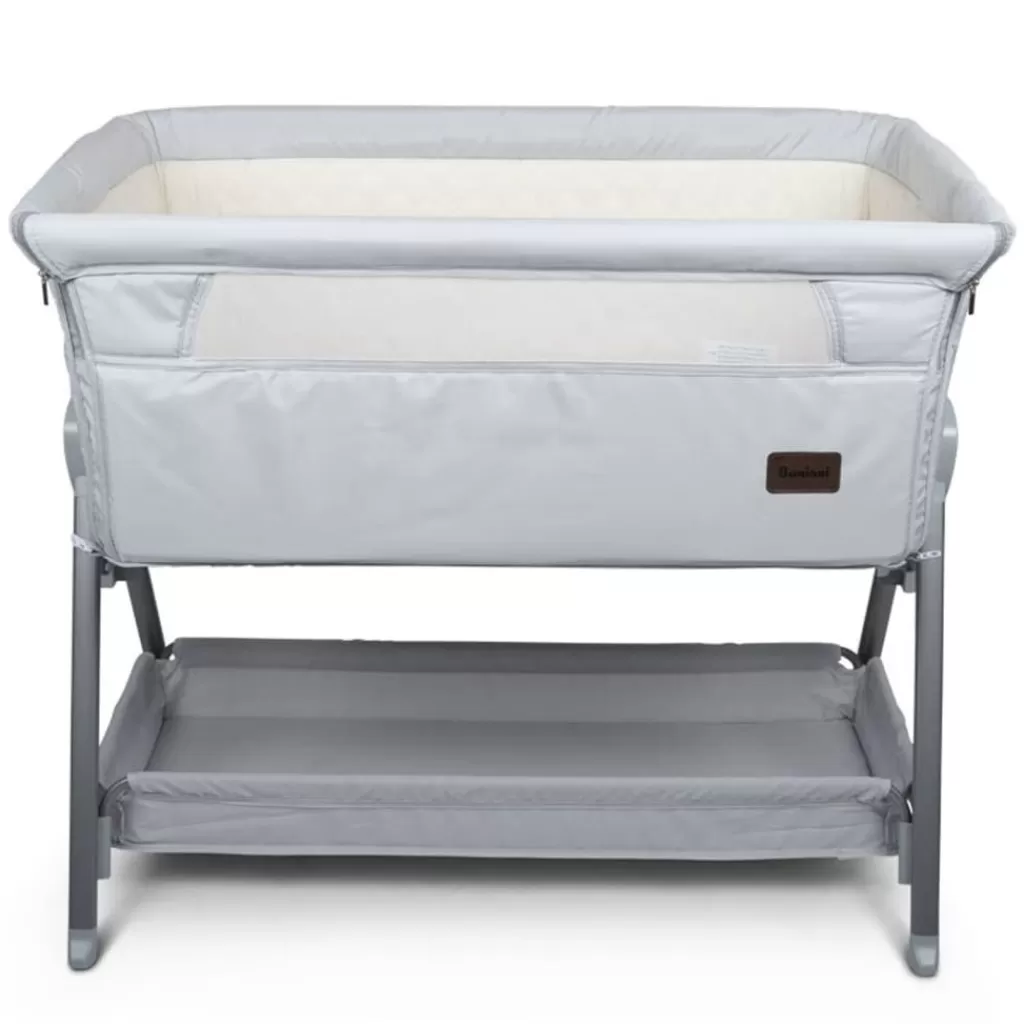 vidaXL Meubelen Voor Baby'S & Peuters>Baninni Co-Sleeper Elia 92X55X82 Cm Lichtgrijs