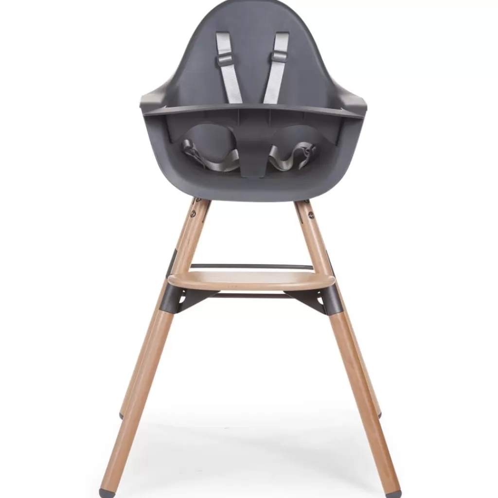 vidaXL Meubelen Voor Baby'S & Peuters>Childhome Kinderstoel 2-In-1 Evolu 2 Antraciet