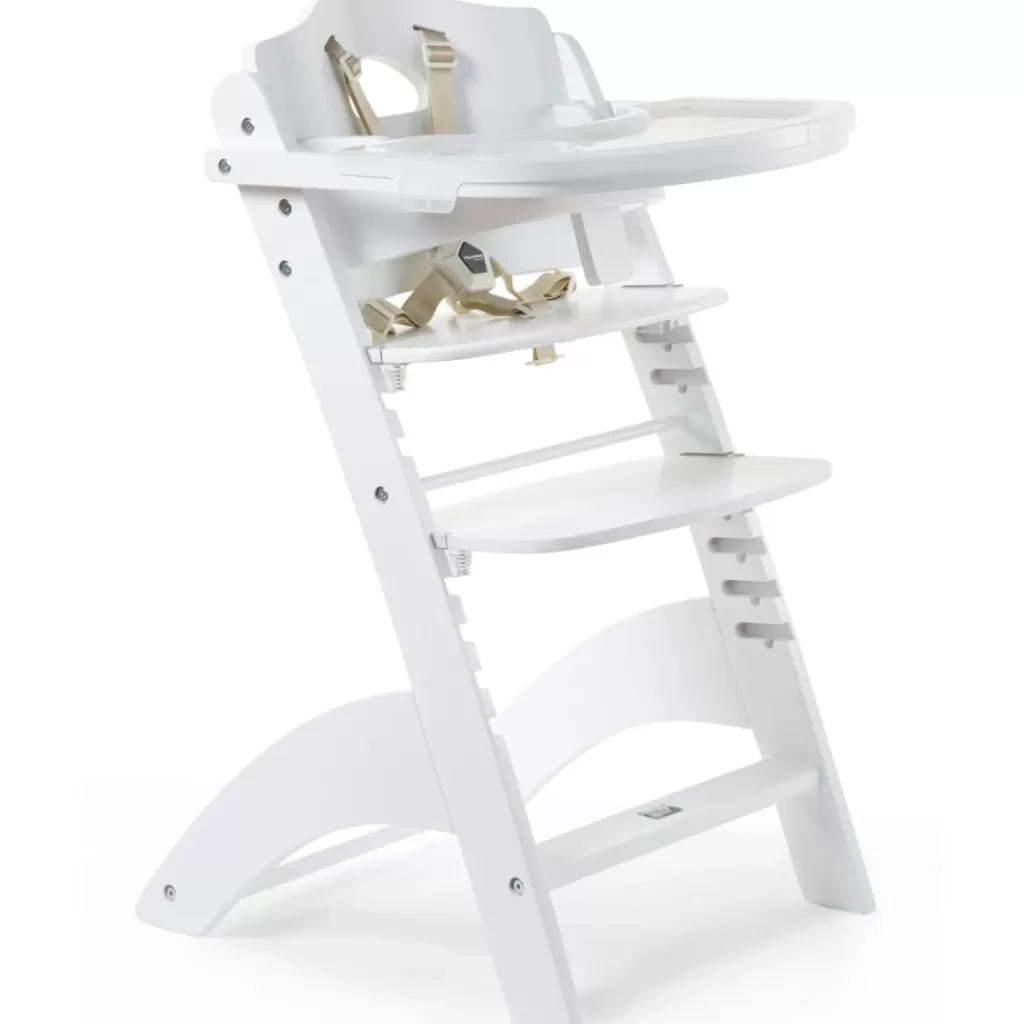 vidaXL Meubelen Voor Baby'S & Peuters>Childhome Kinderstoel 2-In-1 Lambda 3 Wit