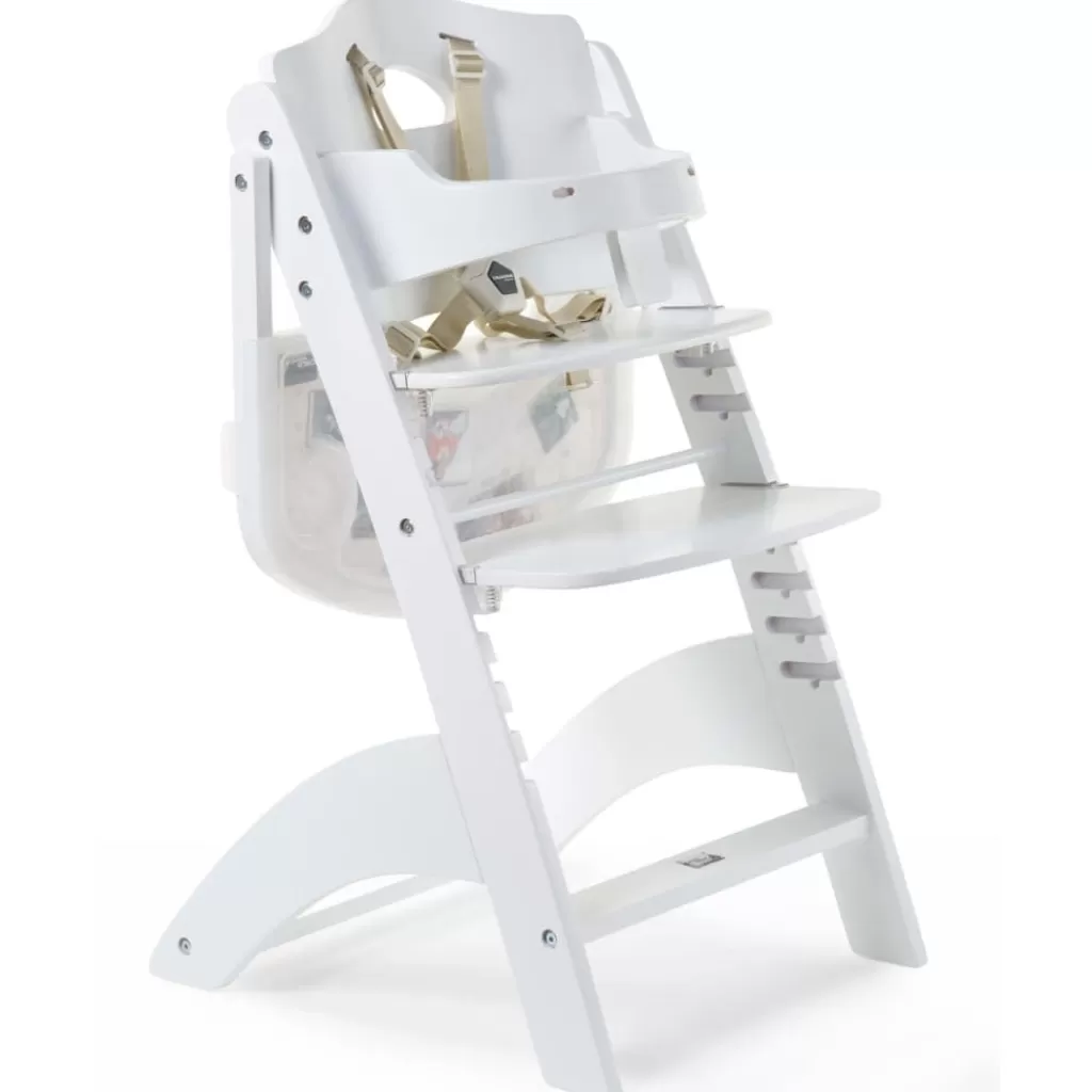 vidaXL Meubelen Voor Baby'S & Peuters>Childhome Kinderstoel 2-In-1 Lambda 3 Wit