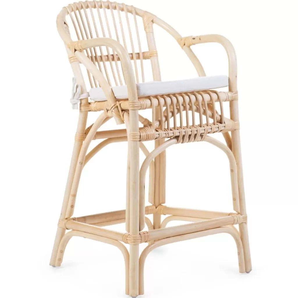 vidaXL Meubelen Voor Baby'S & Peuters>Childhome Kinderstoel Met Kussen Montana Rattan