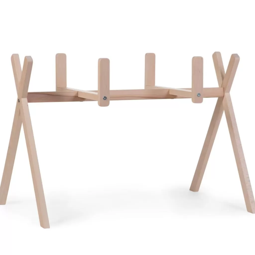 vidaXL Meubelen Voor Baby'S & Peuters>Childhome Standaard Voor Mozesmand Play & Gym Tipi Naturel