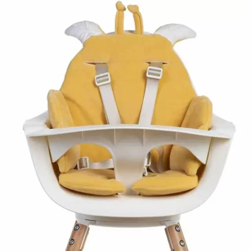 vidaXL Meubelen Voor Baby'S & Peuters>Childhome Zitkussen Universeel Giraffe Fluweel Oker