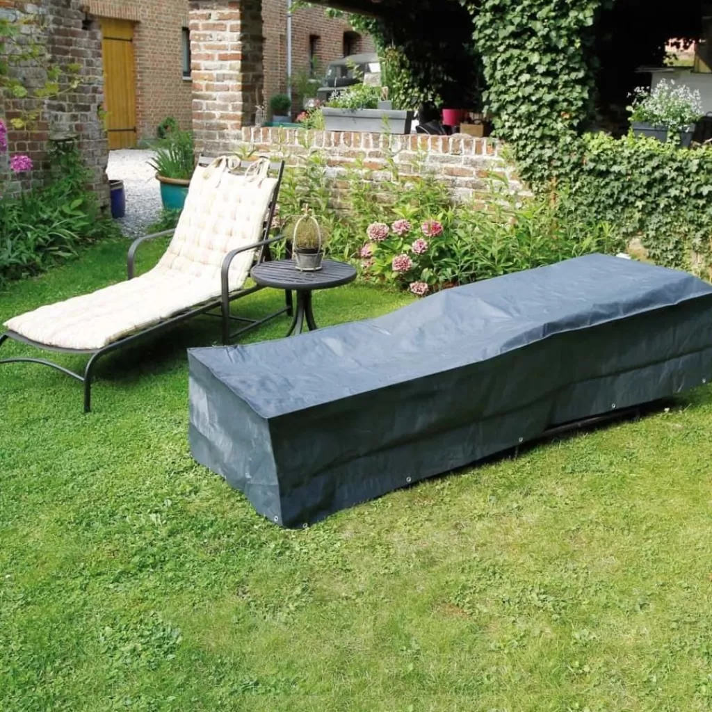 vidaXL Accessoires Voor Tuinmeubelen>Nature Tuinmeubelhoes Voor Ligstoelen 205X78X40 Cm