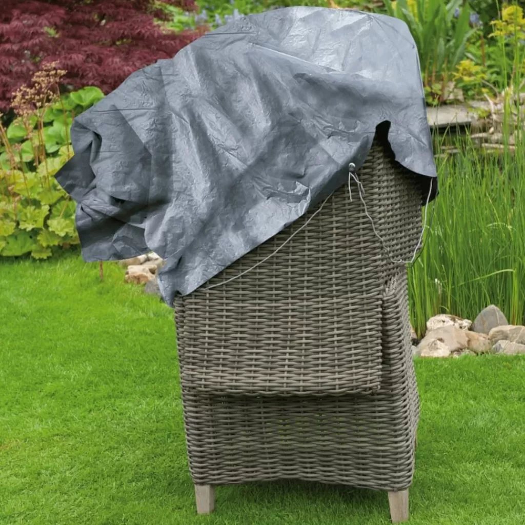 vidaXL Accessoires Voor Tuinmeubelen>Nature Tuinmeubelhoes Voor Twee Stapelstoelen 140X75X70 Cm