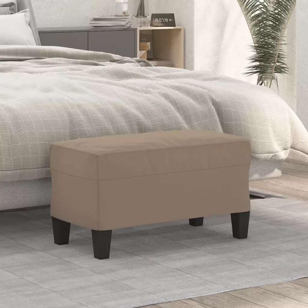 vidaXL Bankjes> Bankje 70X35X41 Cm Microvezelstof Taupe