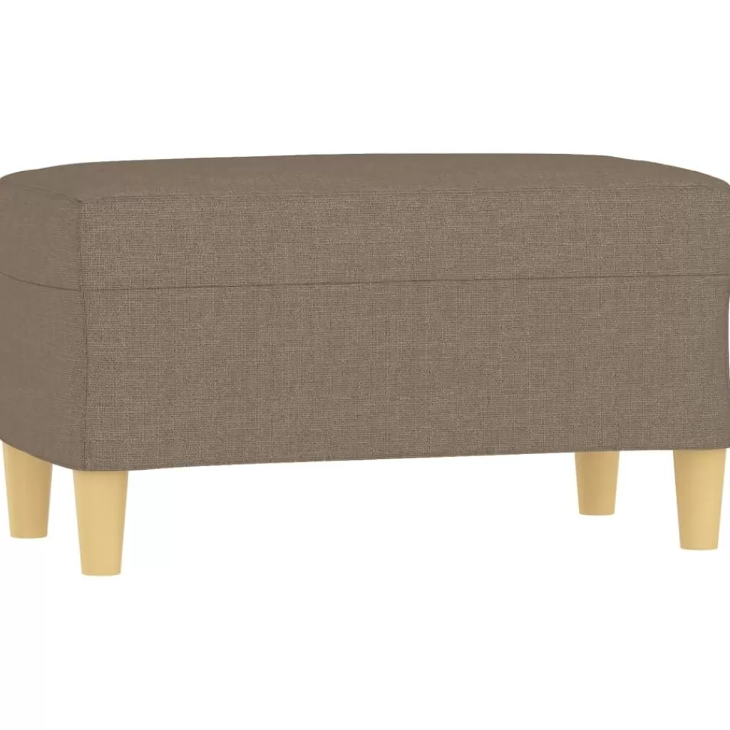 vidaXL Bankjes> Bankje 70X35X41 Cm Stof Taupe