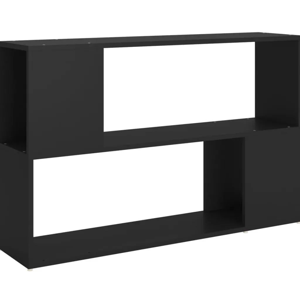 vidaXL Boekenkasten & Wandplanken> Boekenkast 100X24X63 Cm Spaanplaat Zwart