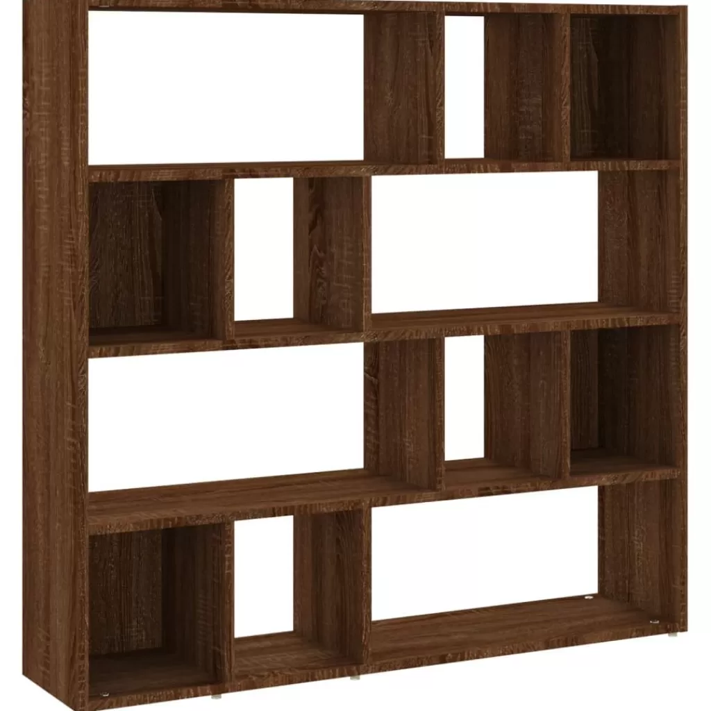 vidaXL Kamerschermen> Boekenkast/Kamerscherm 105X24X102 Cm Bruin Eikenkleur