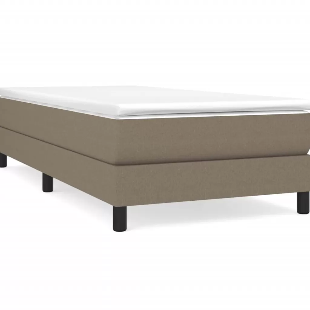 vidaXL Bedden & Accessoires> Boxspringframe Stof Taupe 80X200 Cm