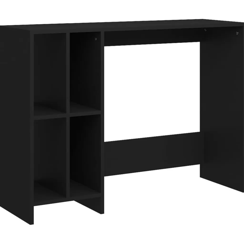 vidaXL Kantoormeubelen> Bureau 102,5X35X75 Cm Spaanplaat Zwart