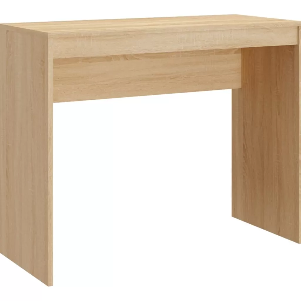 vidaXL Kantoormeubelen> Bureau 90X40X72 Cm Bewerkt Hout Sonoma Eikenkleurig