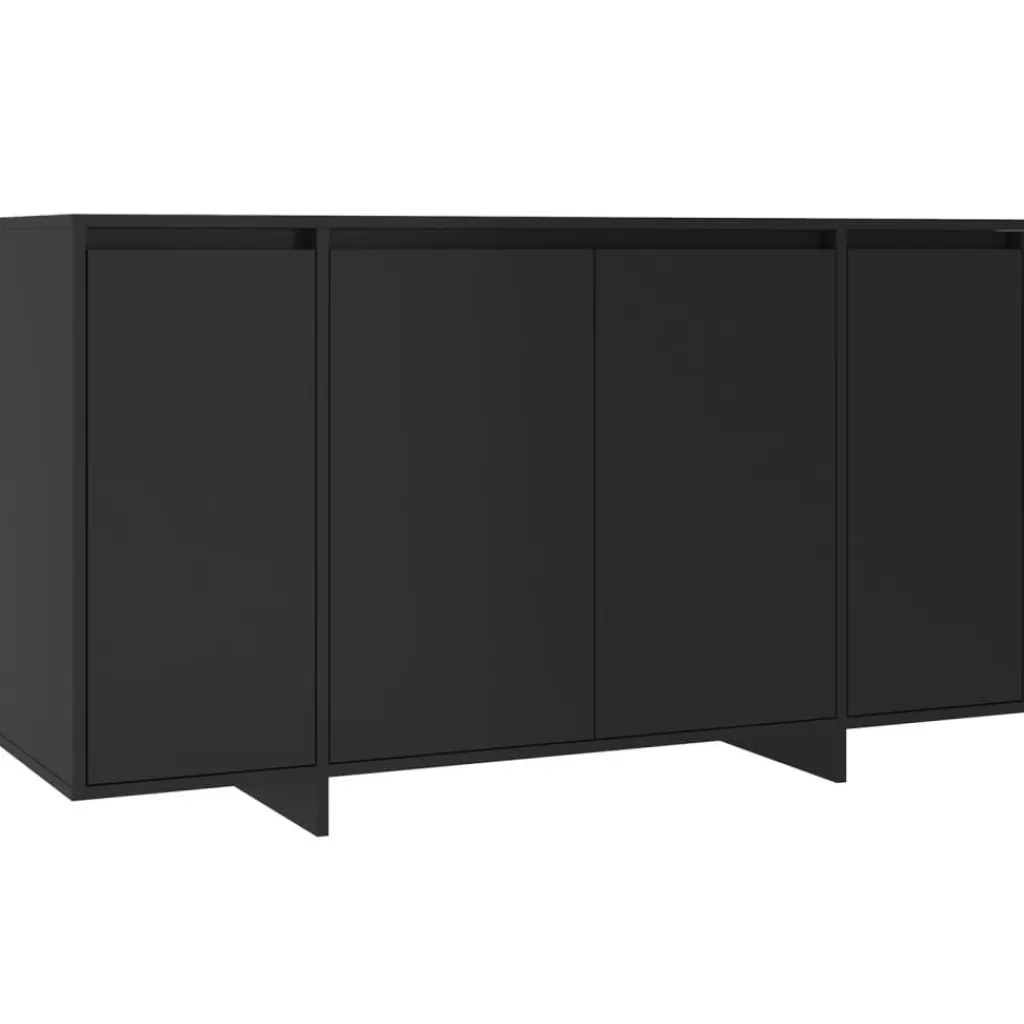 vidaXL Kasten & Opbergmeubelen> Dressoir 135X41X75 Cm Spaanplaat Zwart