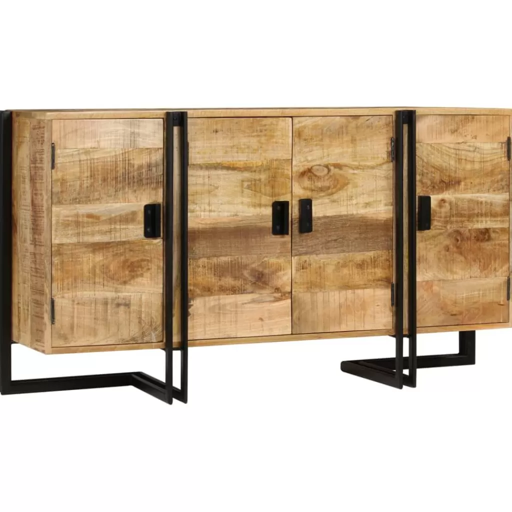 vidaXL Kasten & Opbergmeubelen> Dressoir 150X40X80 Cm Massief Mangohout