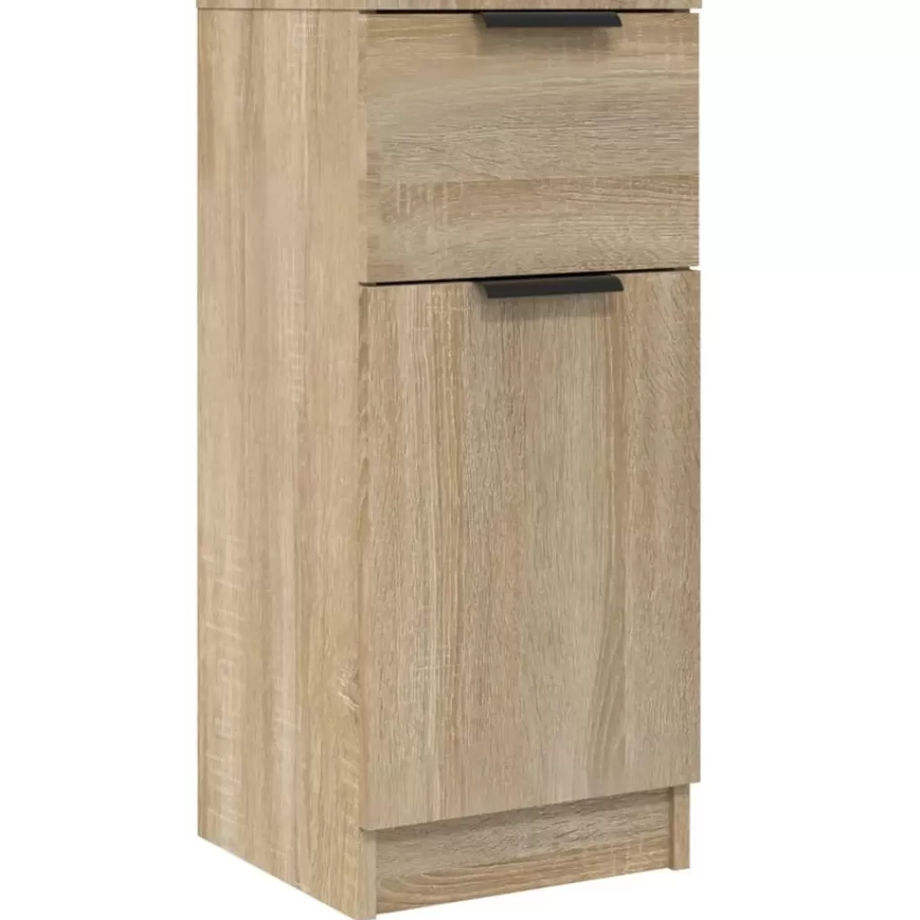 vidaXL Kasten & Opbergmeubelen> Dressoir 30X30X70 Cm Bewerkt Hout Sonoma Eikenkleurig