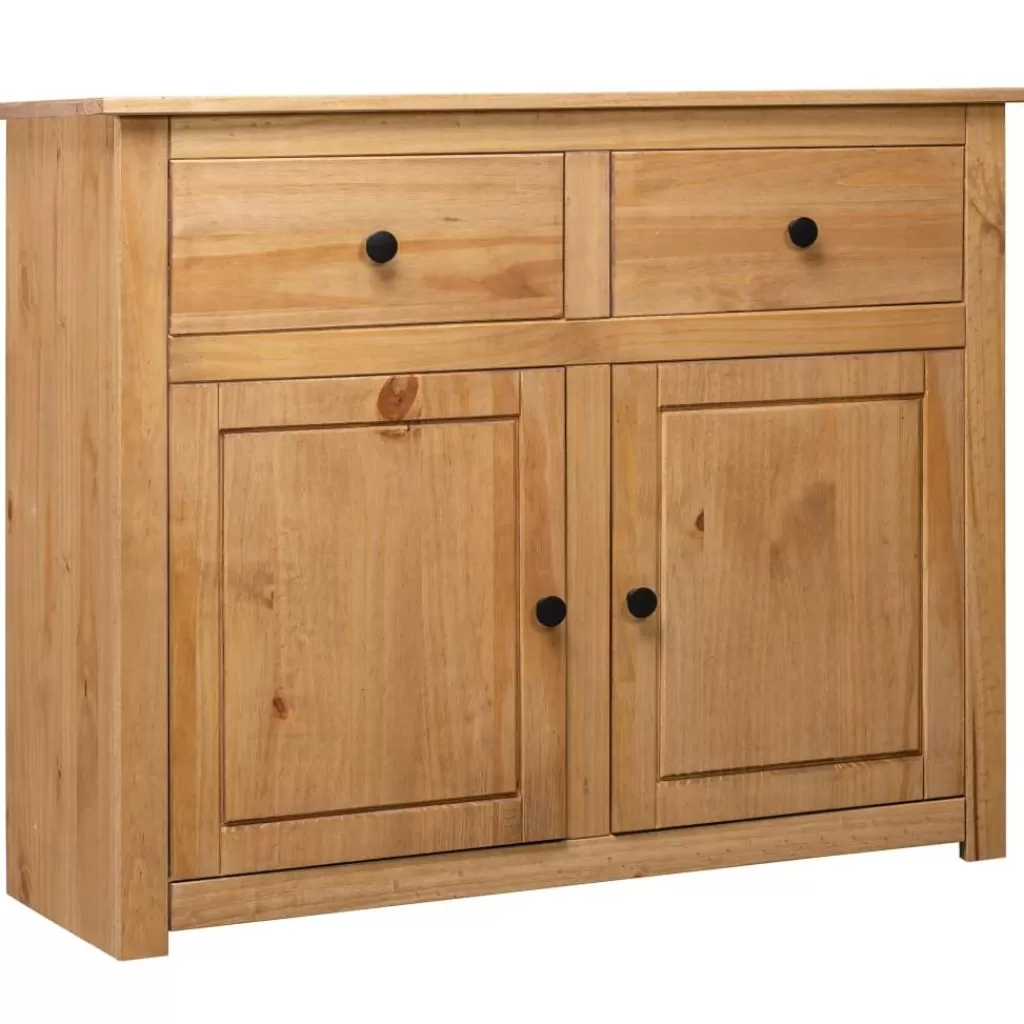 vidaXL Kasten & Opbergmeubelen> Dressoir Panama Range 93X40X80 Cm Massief Grenenhout