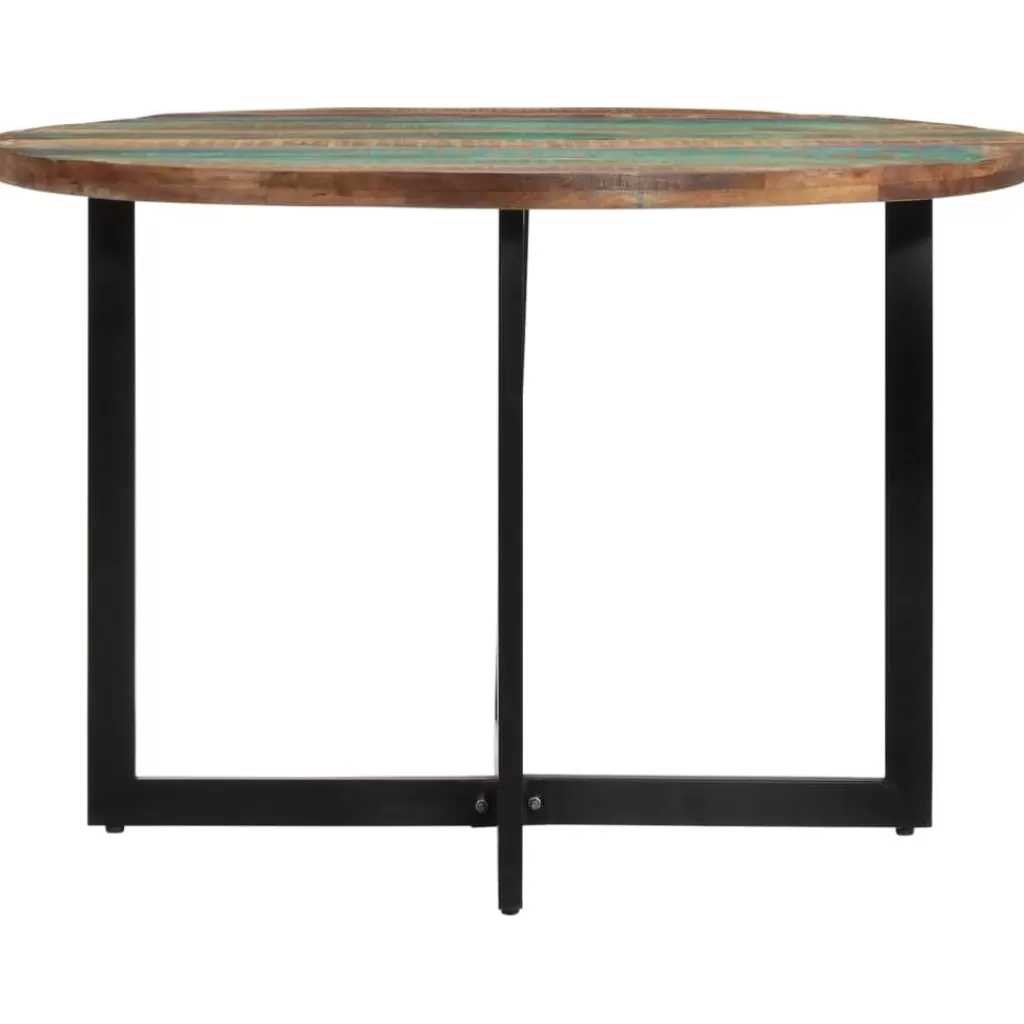 vidaXL Tafels> Eettafel 110X75 Cm Massief Gerecycled Hout