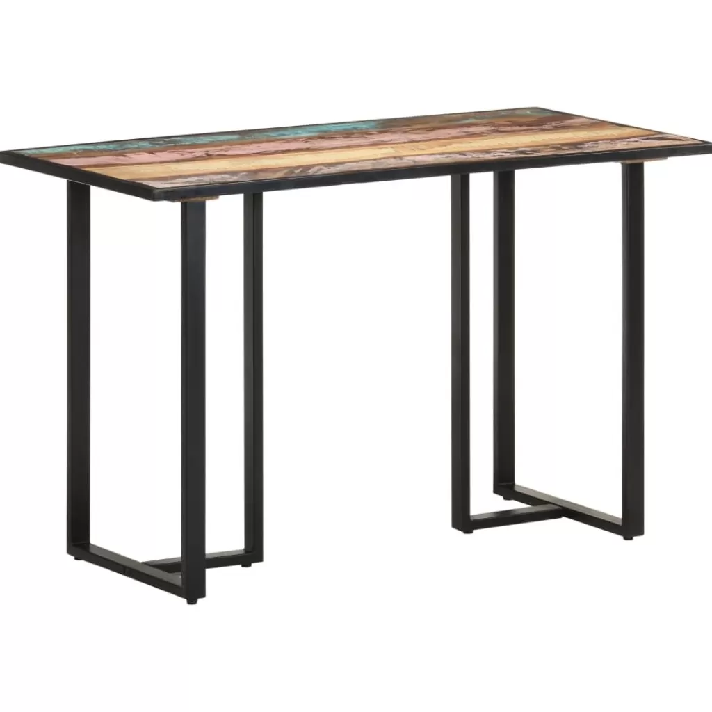 vidaXL Tafels> Eettafel 120 Cm Massief Gerecycled Hout