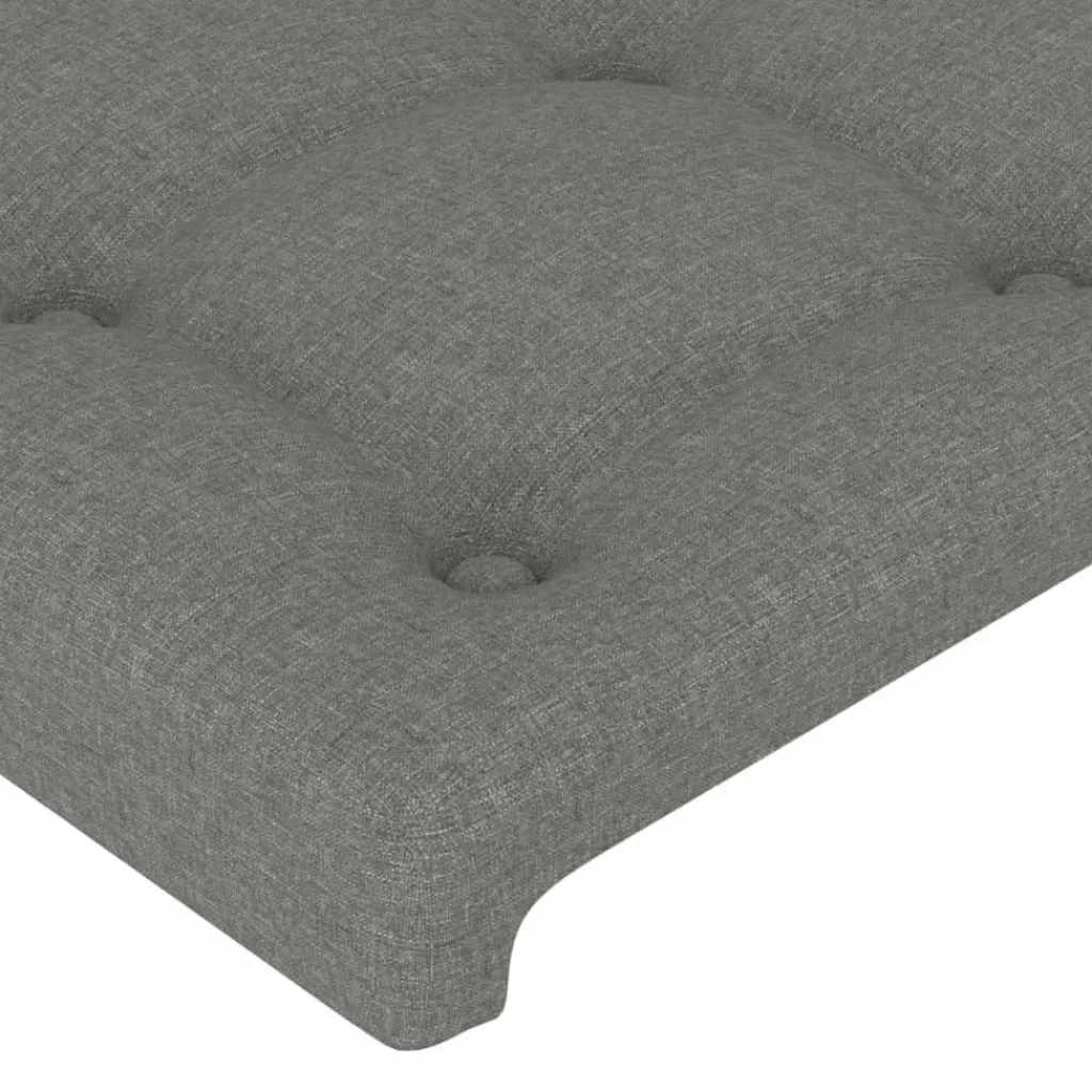 vidaXL Bedden & Accessoires> Hoofdbord 90X5X78/88 Cm Stof Donkergrijs