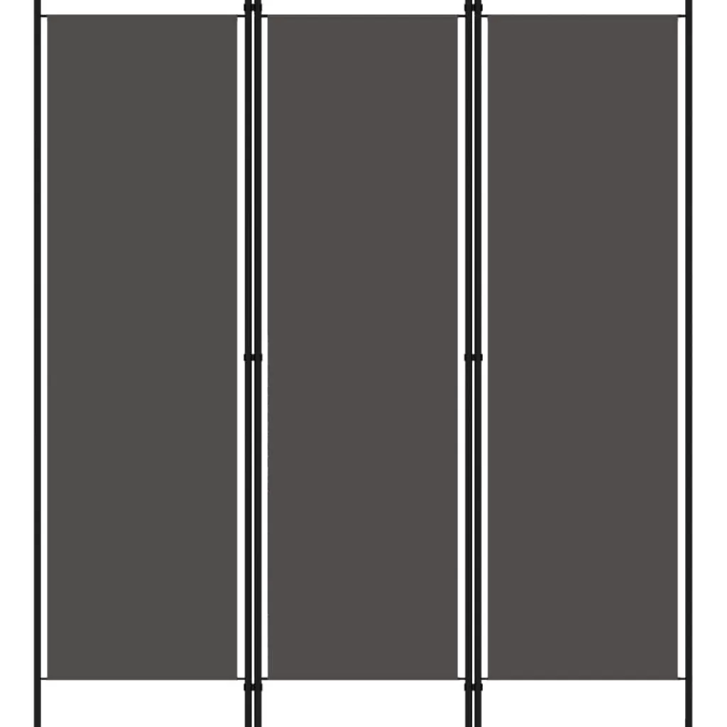 vidaXL Kamerschermen> Kamerscherm Met 3 Panelen 150X180 Cm Antraciet