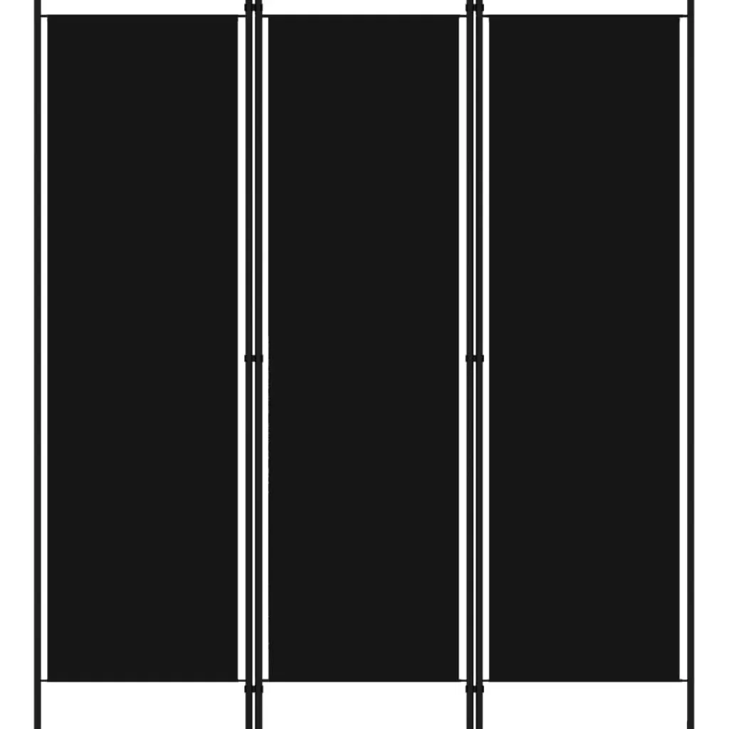 vidaXL Kamerschermen> Kamerscherm Met 3 Panelen 150X180 Cm Zwart