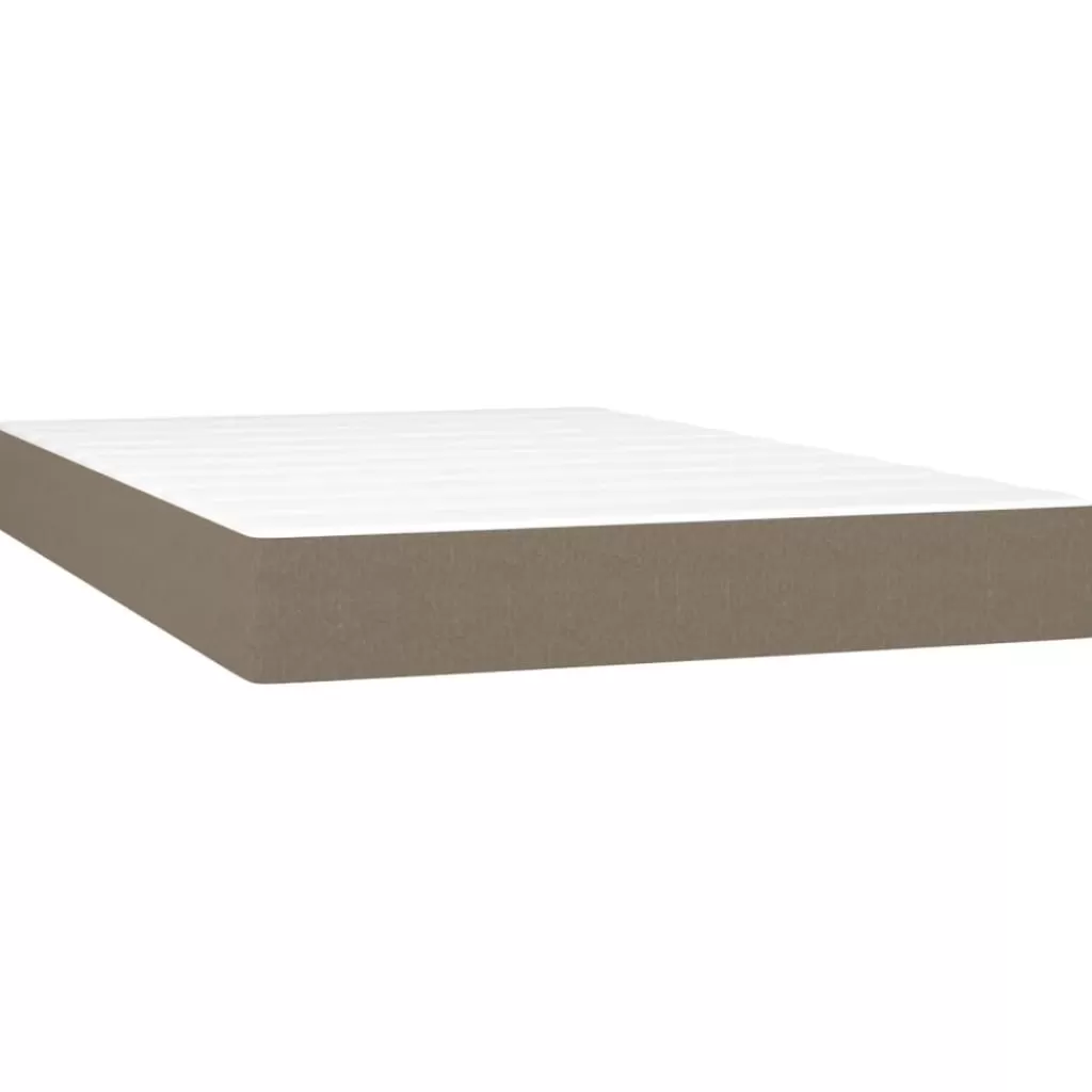 vidaXL Bedden & Accessoires> Pocketveringmatras 120X200X20 Cm Stof Taupe