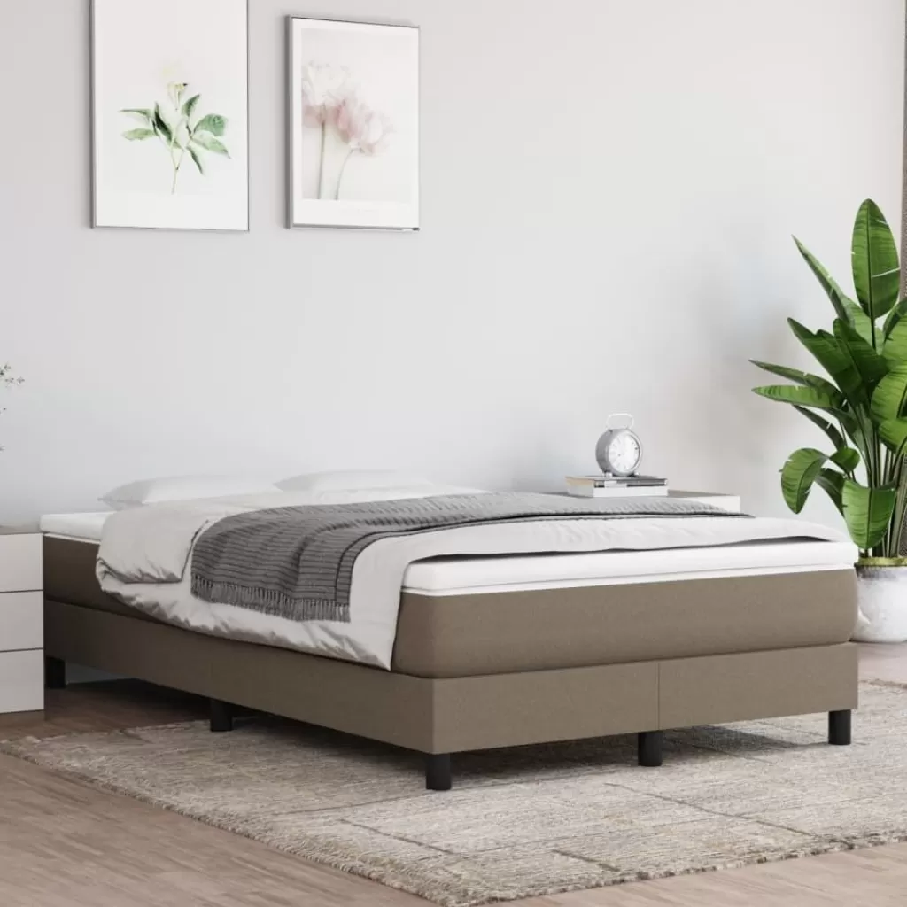 vidaXL Bedden & Accessoires> Pocketveringmatras 120X200X20 Cm Stof Taupe