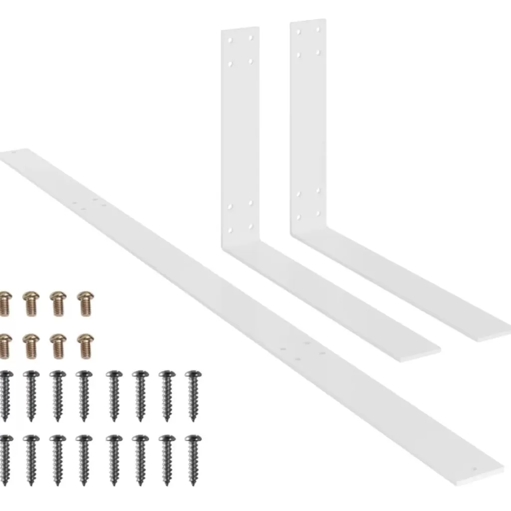 vidaXL Accessoires Voor Tuinmeubelen> Rugleuning Voor Palletbank 110 Cm Ijzer Wit