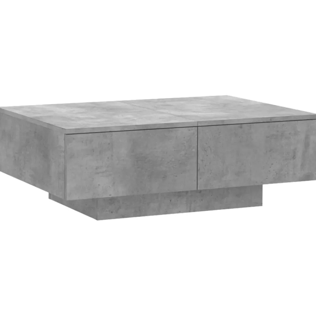 vidaXL Tafels> Salontafel 90X60X31 Cm Spaanplaat Betongrijs