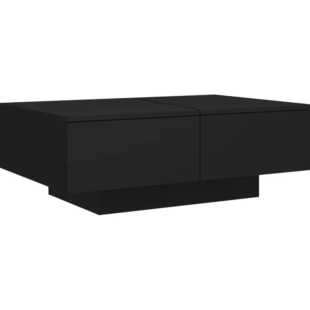 vidaXL Tafels> Salontafel 90X60X31 Cm Spaanplaat Zwart