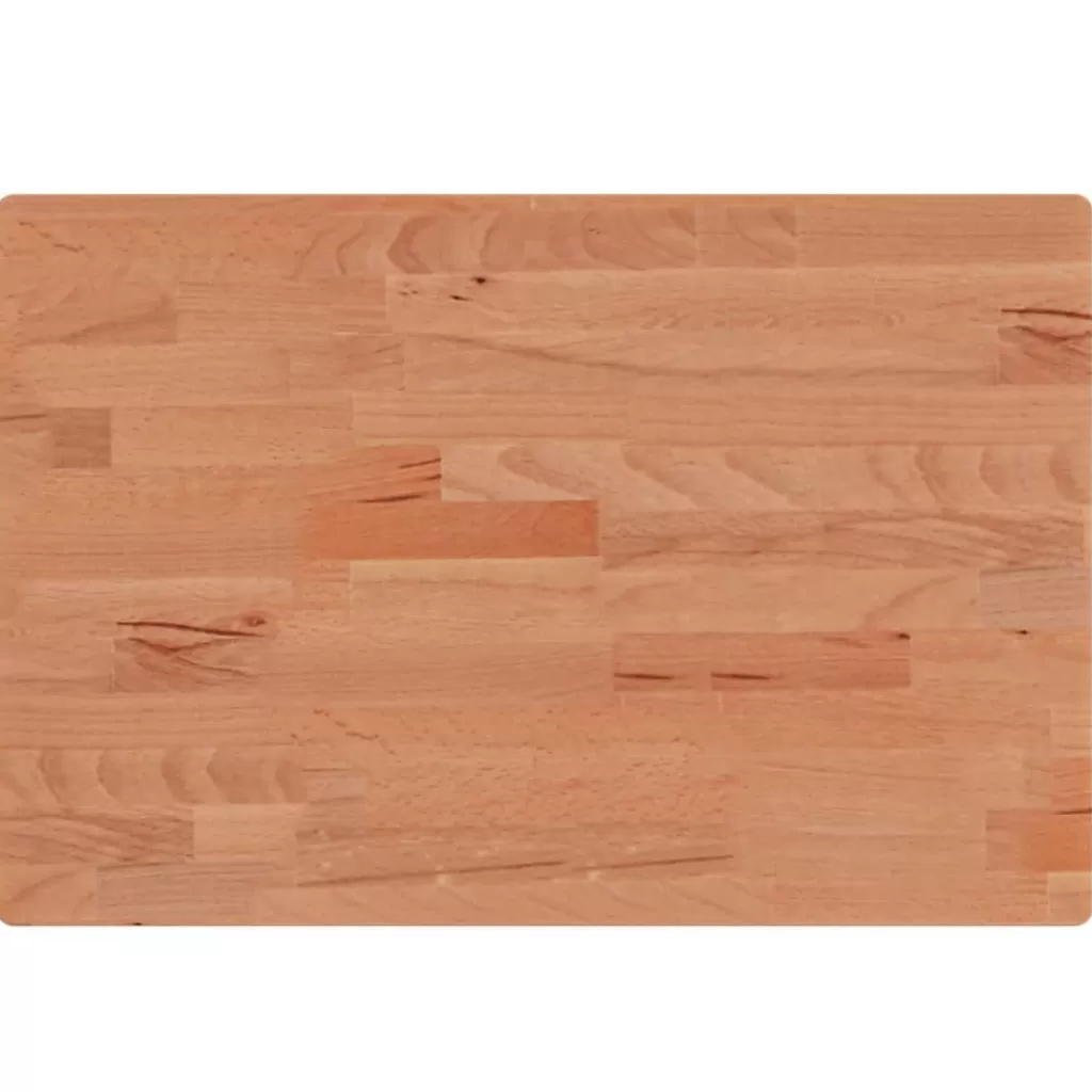 vidaXL Tafelaccessoires> Tafelblad Rechthoekig 60X40X1,5 Cm Massief Beukenhout