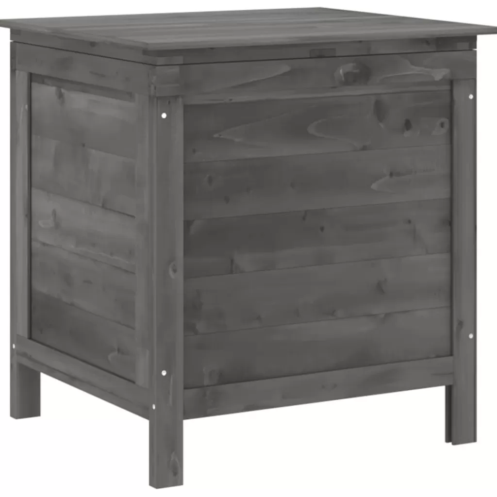 vidaXL Tuinmeubelen> Tuinbox 50X49X56,5 Cm Massief Vurenhout Antracietkleurig