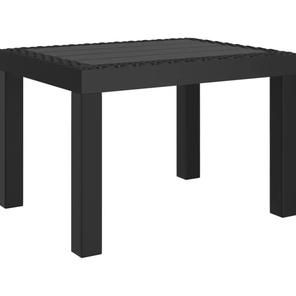 vidaXL Tuinmeubelen> Tuintafel 59X47X40 Cm Pp Antracietkleurig