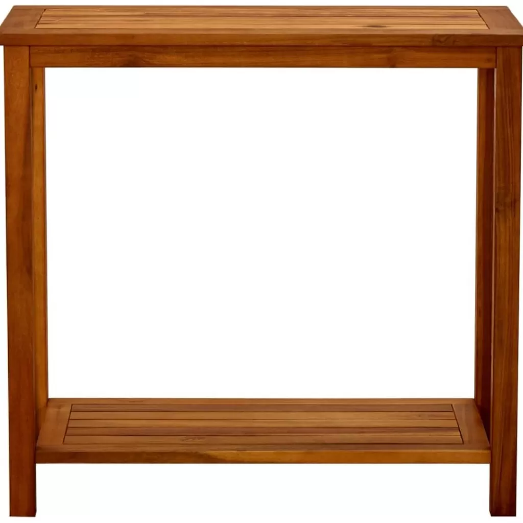 vidaXL Tuinmeubelen> Tuinwandtafel 80X35X75 Cm Massief Acaciahout