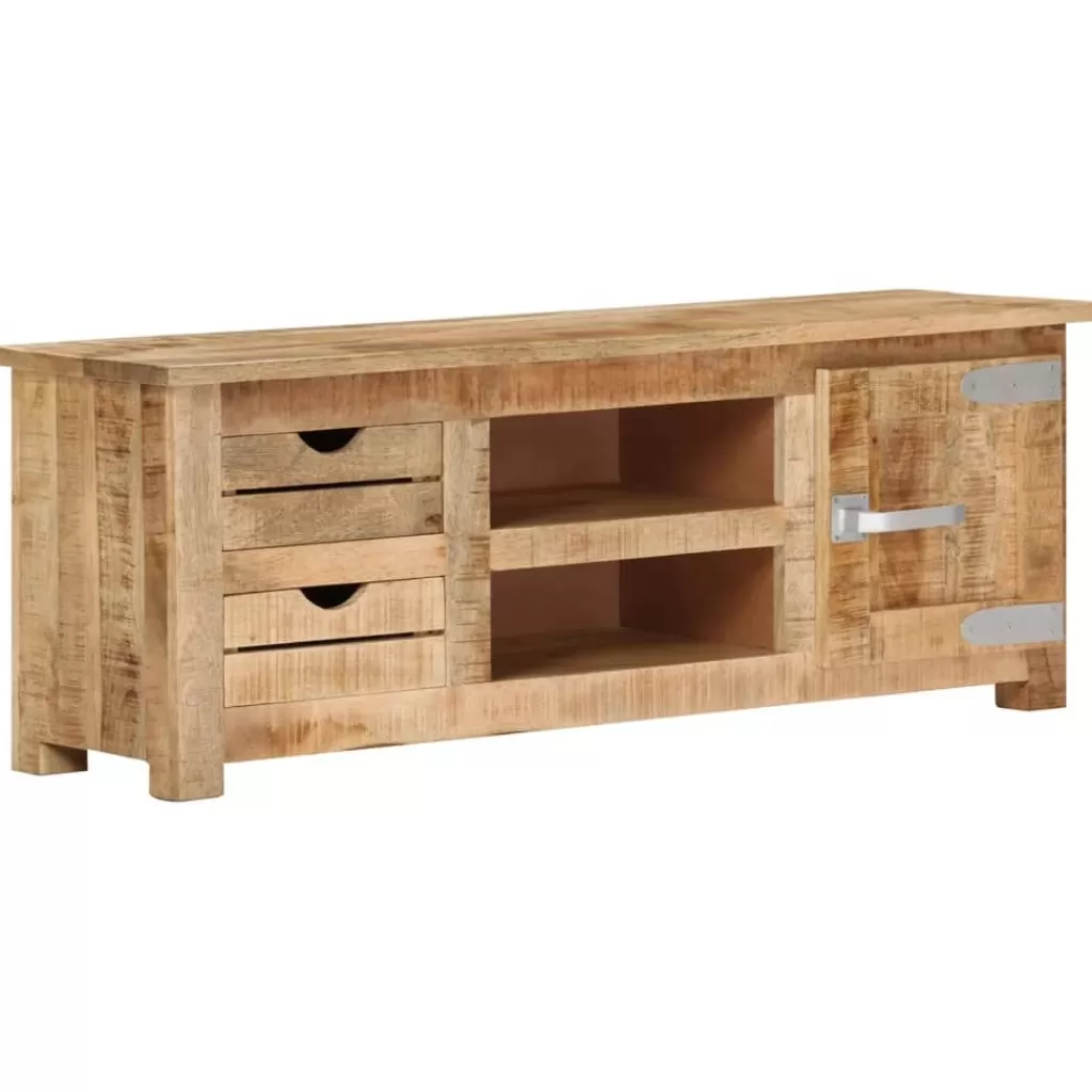 vidaXL Tv-Meubels> Tv-Meubel 110X30X40 Cm Ruw Mangohout