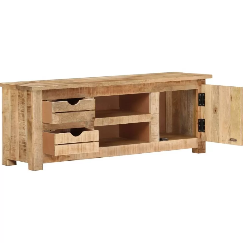 vidaXL Tv-Meubels> Tv-Meubel 110X30X40 Cm Ruw Mangohout