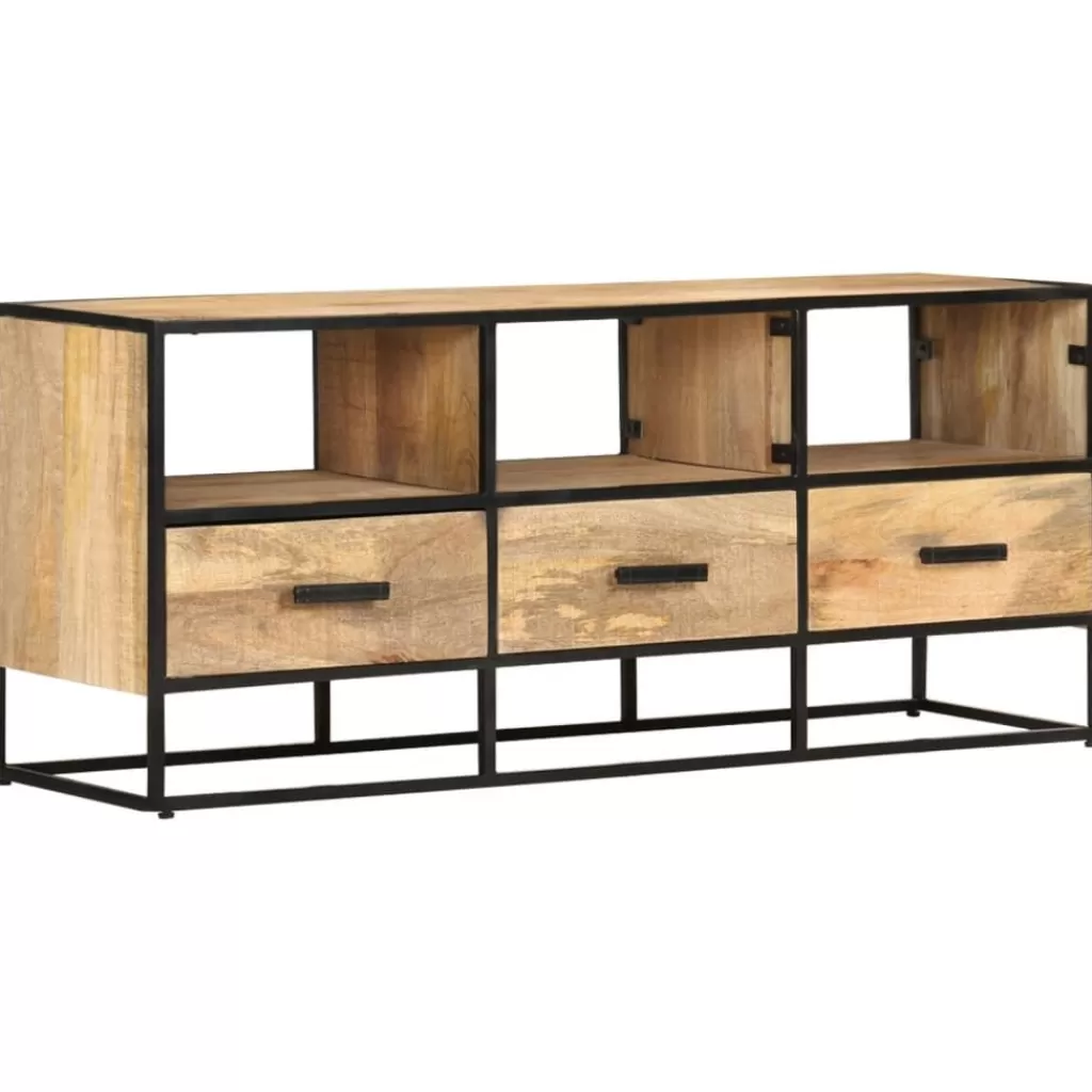 vidaXL Tv-Meubels> Tv-Meubel 110X30X45 Cm Ruw Mangohout