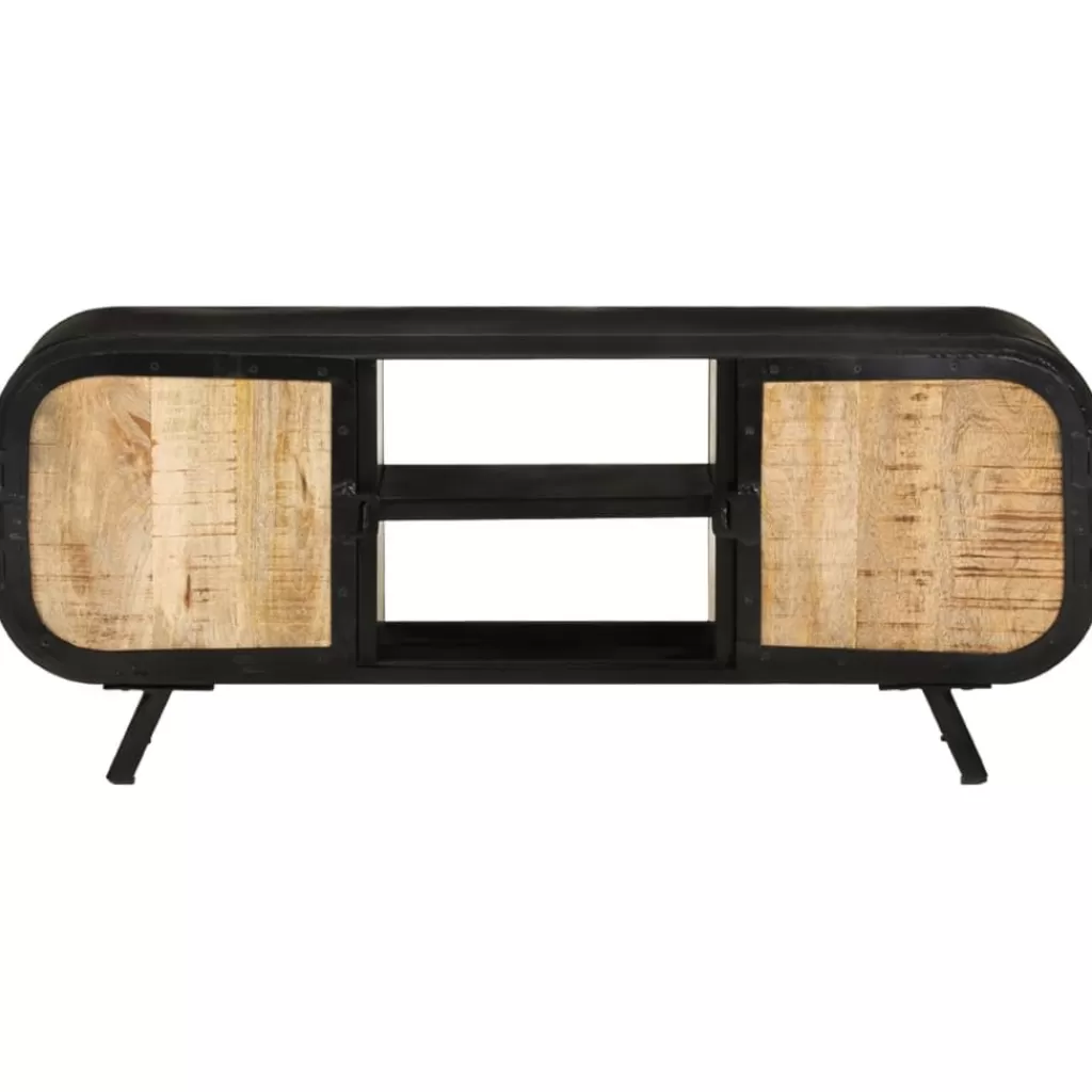 vidaXL Tv-Meubels> Tv-Meubel 110X30X45 Cm Ruw Mangohout