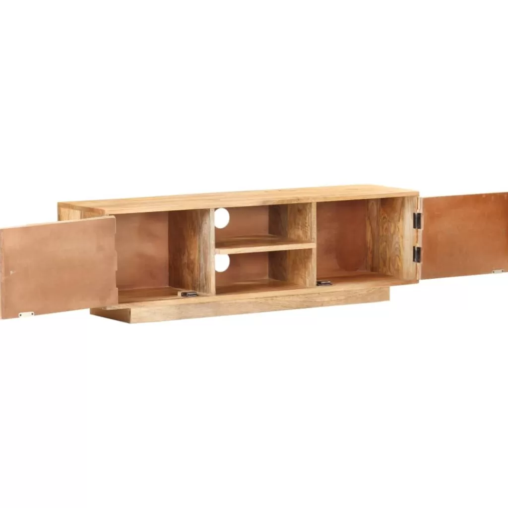 vidaXL Tv-Meubels> Tv-Meubel 116X30X35 Cm Massief Mangohout