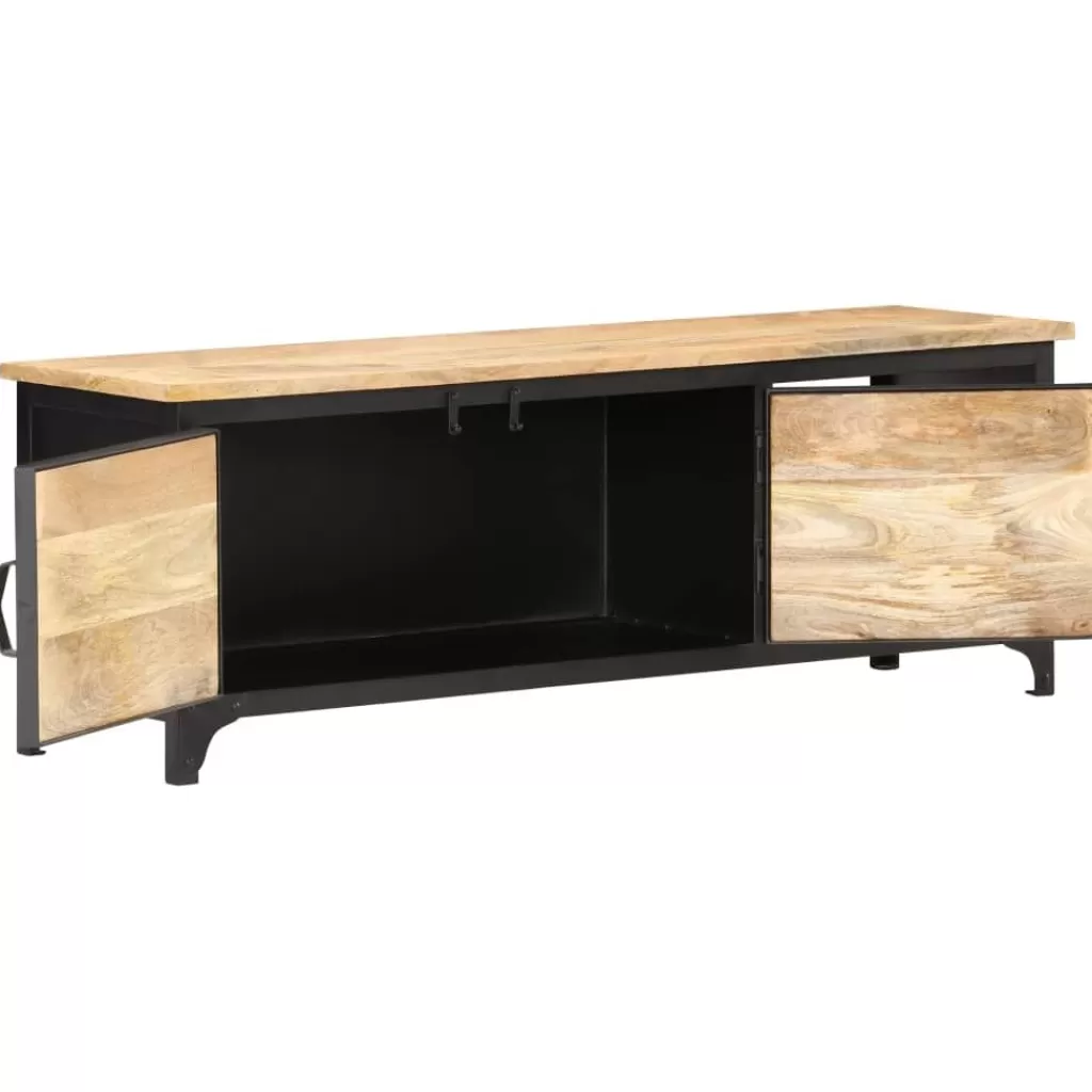 vidaXL Tv-Meubels> Tv-Meubel 120X30X40 Cm Massief Mangohout