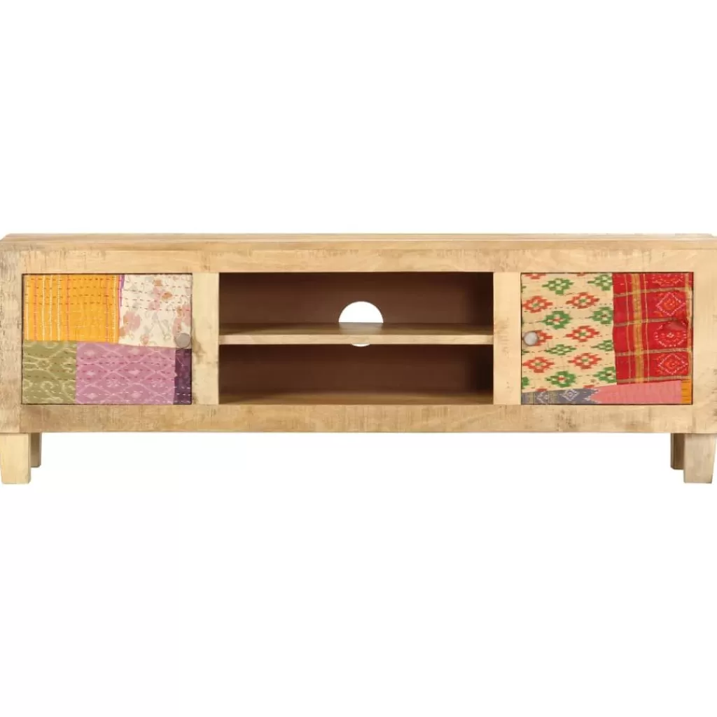 vidaXL Tv-Meubels> Tv-Meubel 120X30X40 Cm Massief Mangohout