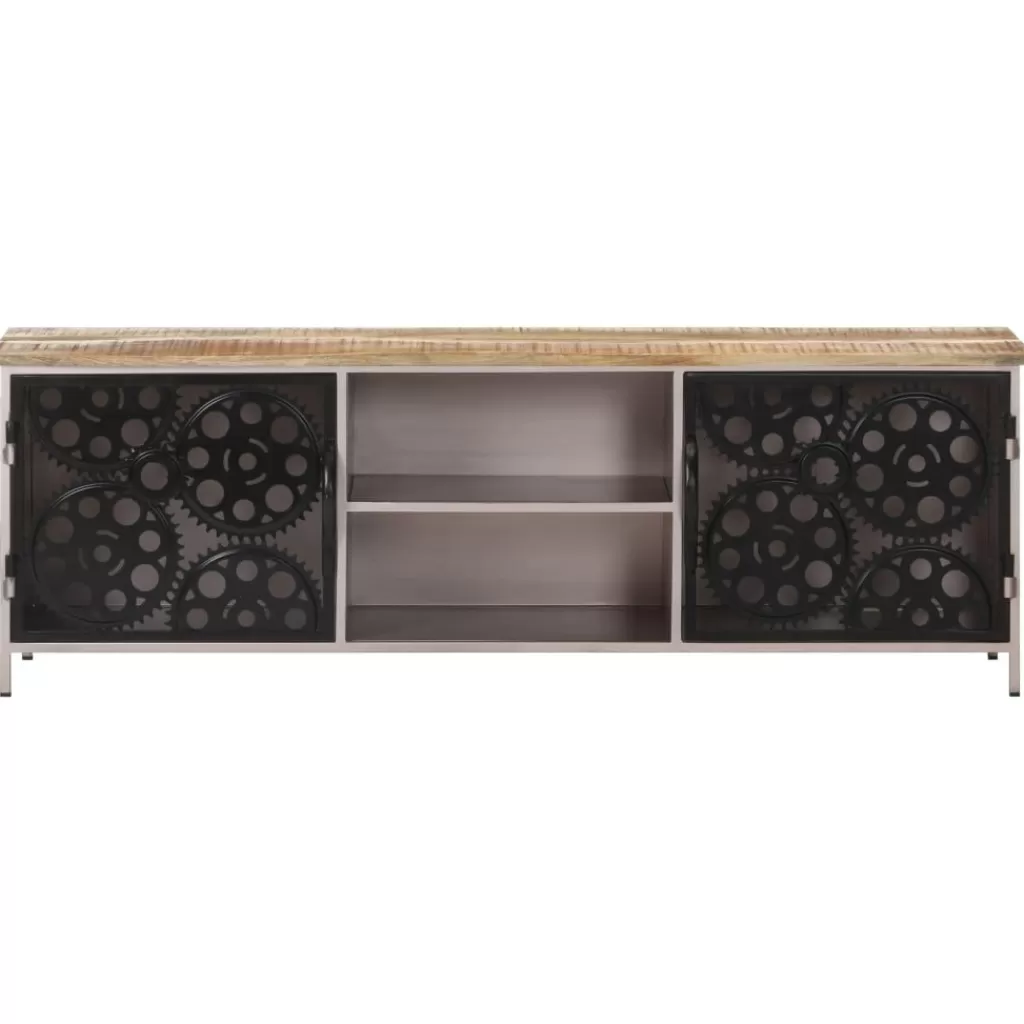 vidaXL Tv-Meubels> Tv-Meubel 120X30X40 Cm Ruw Mangohout