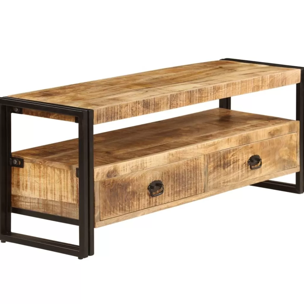 vidaXL Tv-Meubels> Tv-Meubel 120X35X45 Cm Massief Mangohout