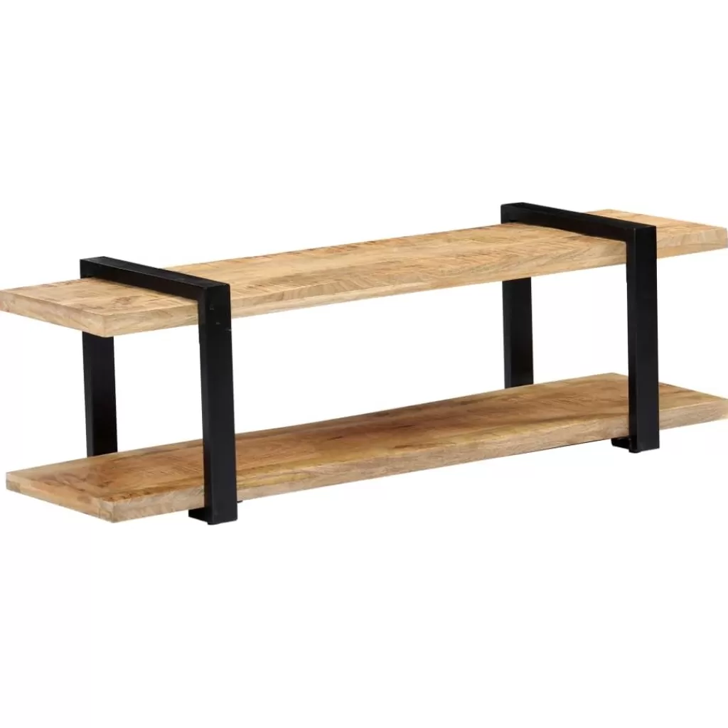 vidaXL Tv-Meubels> Tv-Meubel 130X40X40 Cm Massief Mangohout