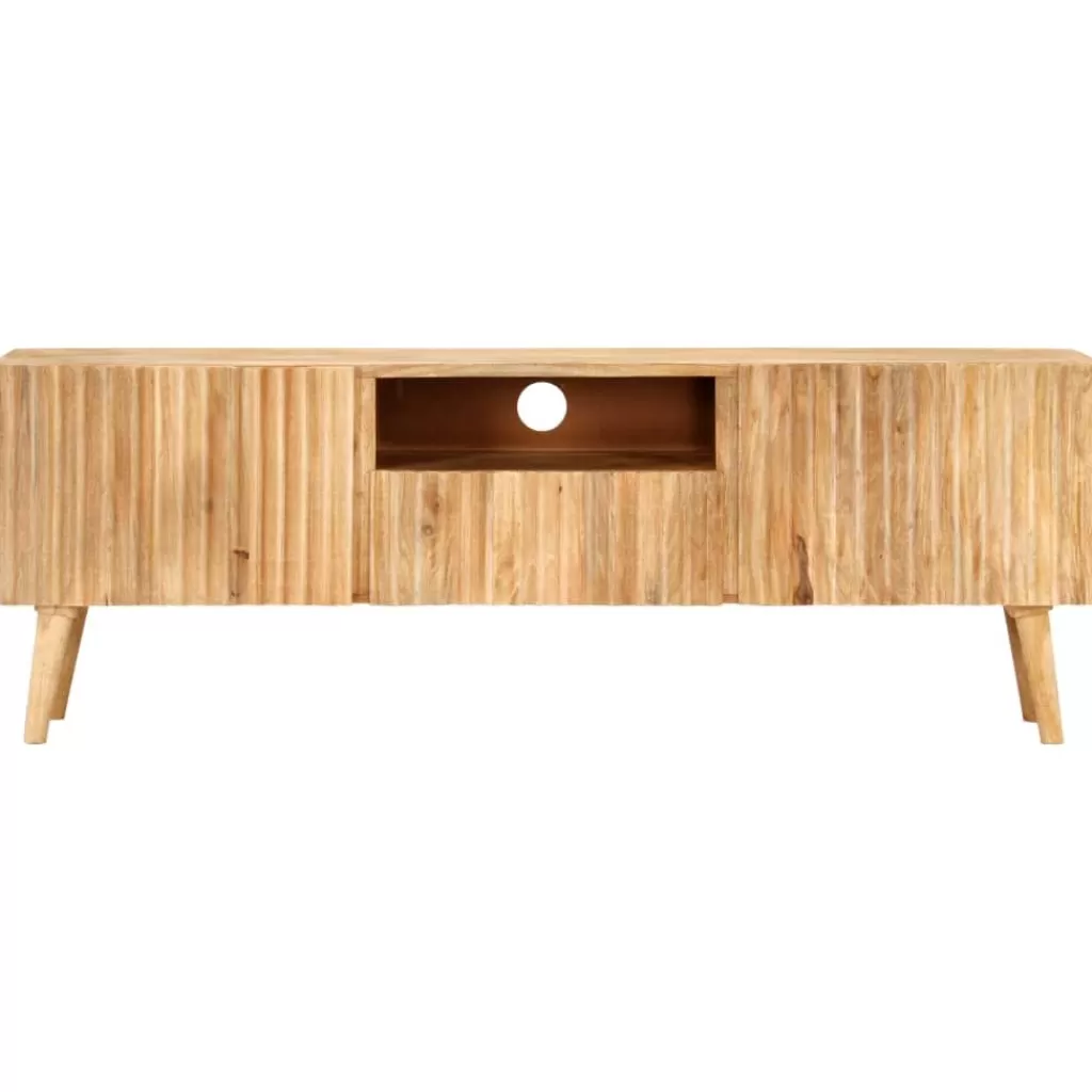 vidaXL Tv-Meubels> Tv-Meubel 140X30X49 Cm Massief Mangohout