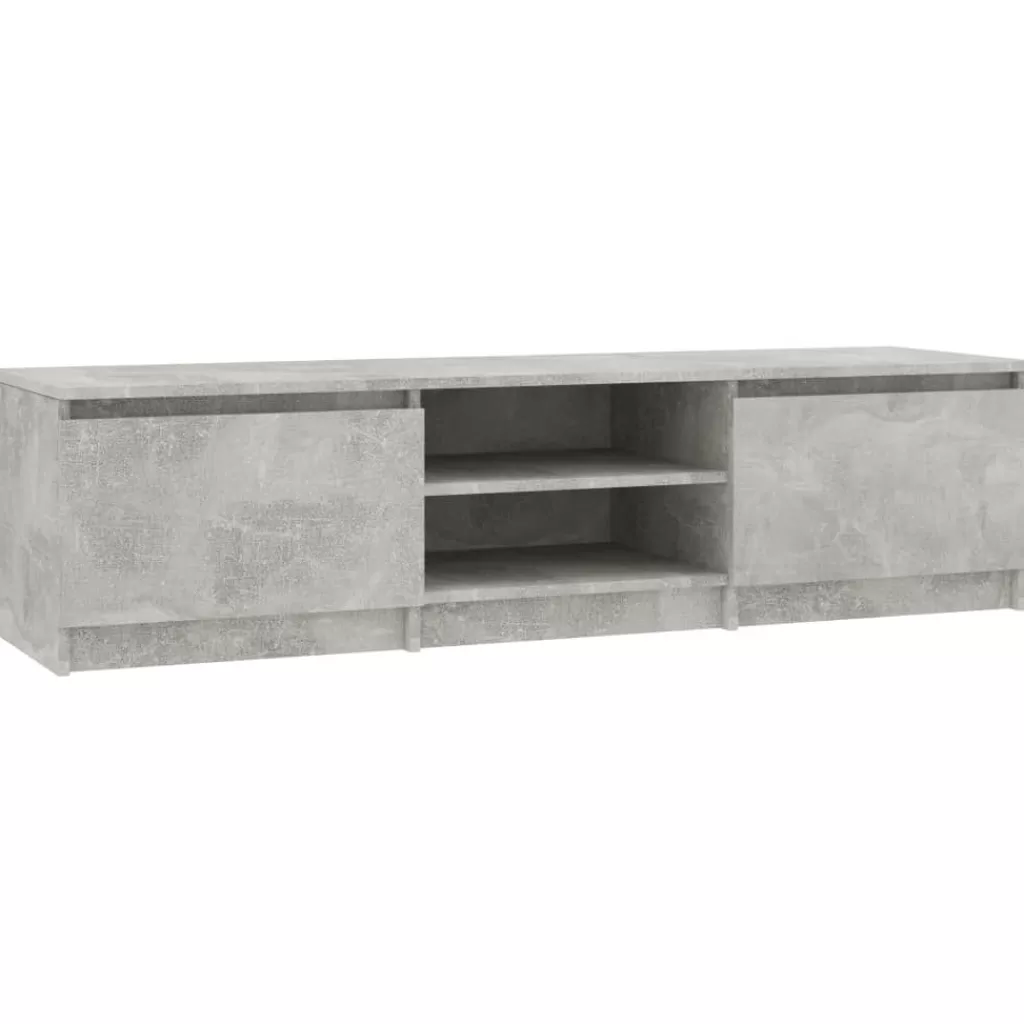 vidaXL Tv-Meubels> Tv-Meubel 140X40X35,5 Cm Bewerkt Hout Betongrijs