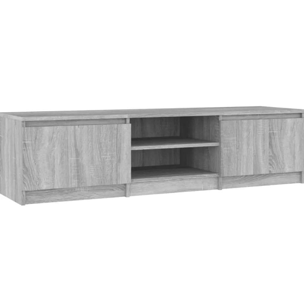 vidaXL Tv-Meubels> Tv-Meubel 140X40X35,5 Cm Bewerkt Hout Grijs Sonoma Eikenkleurig