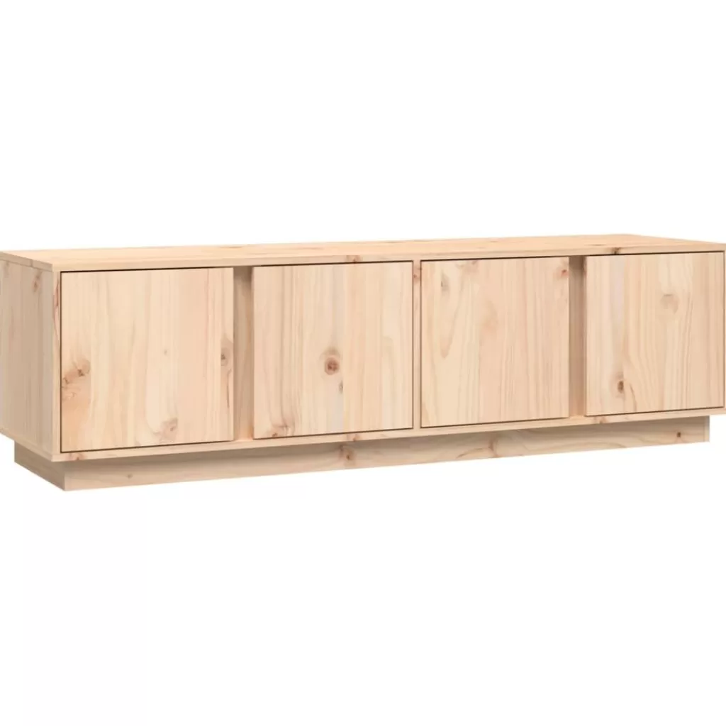 vidaXL Tv-Meubels> Tv-Meubel 140X40X40 Cm Massief Grenenhout